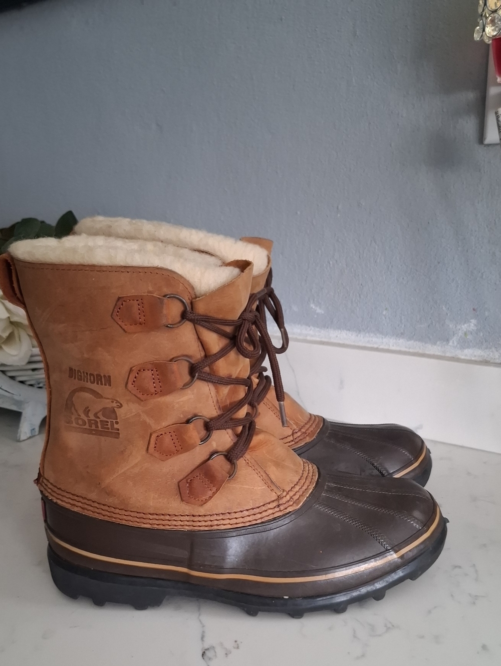Sorel Bighorn Waterproof Winter Mens Boot - Brown/Tan